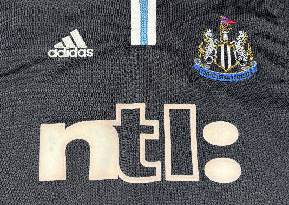 Newcastle United 2000/01 Away Adidas Football Shirt Medium Shearer 9
