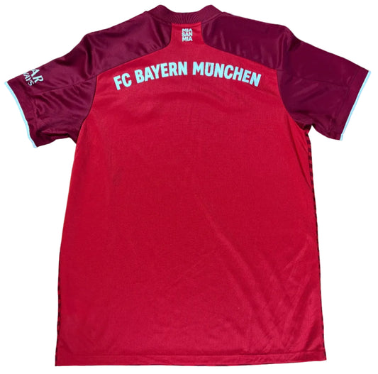 Bayern Munich 2021/22 Home Adidas Football Shirt Large