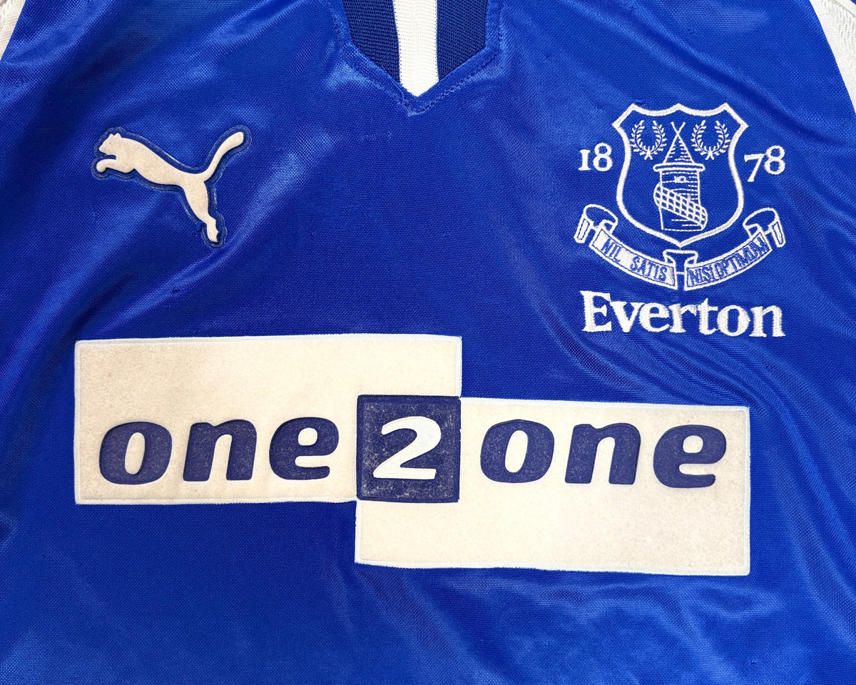 Everton 2000/01 Home Puma Football Shirt Medium