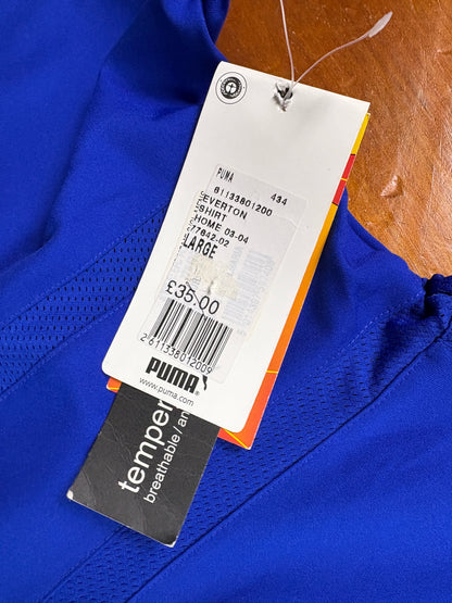 Everton 2003/04 Home Puma Football Shirt Large Rooney 18