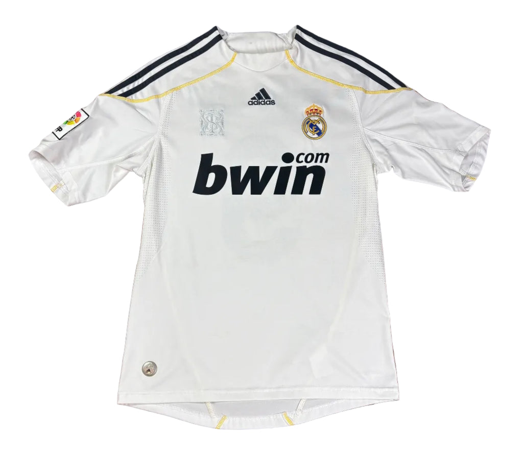 Real Madrid 2009/10 Home Football Shirt Large Ronaldo 9