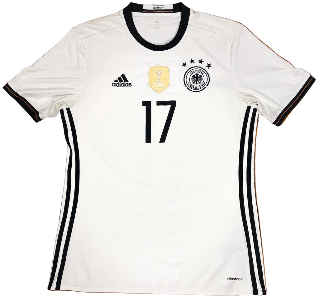 Germany 2016 Home Adidas Football Shirt Medium Boateng 17