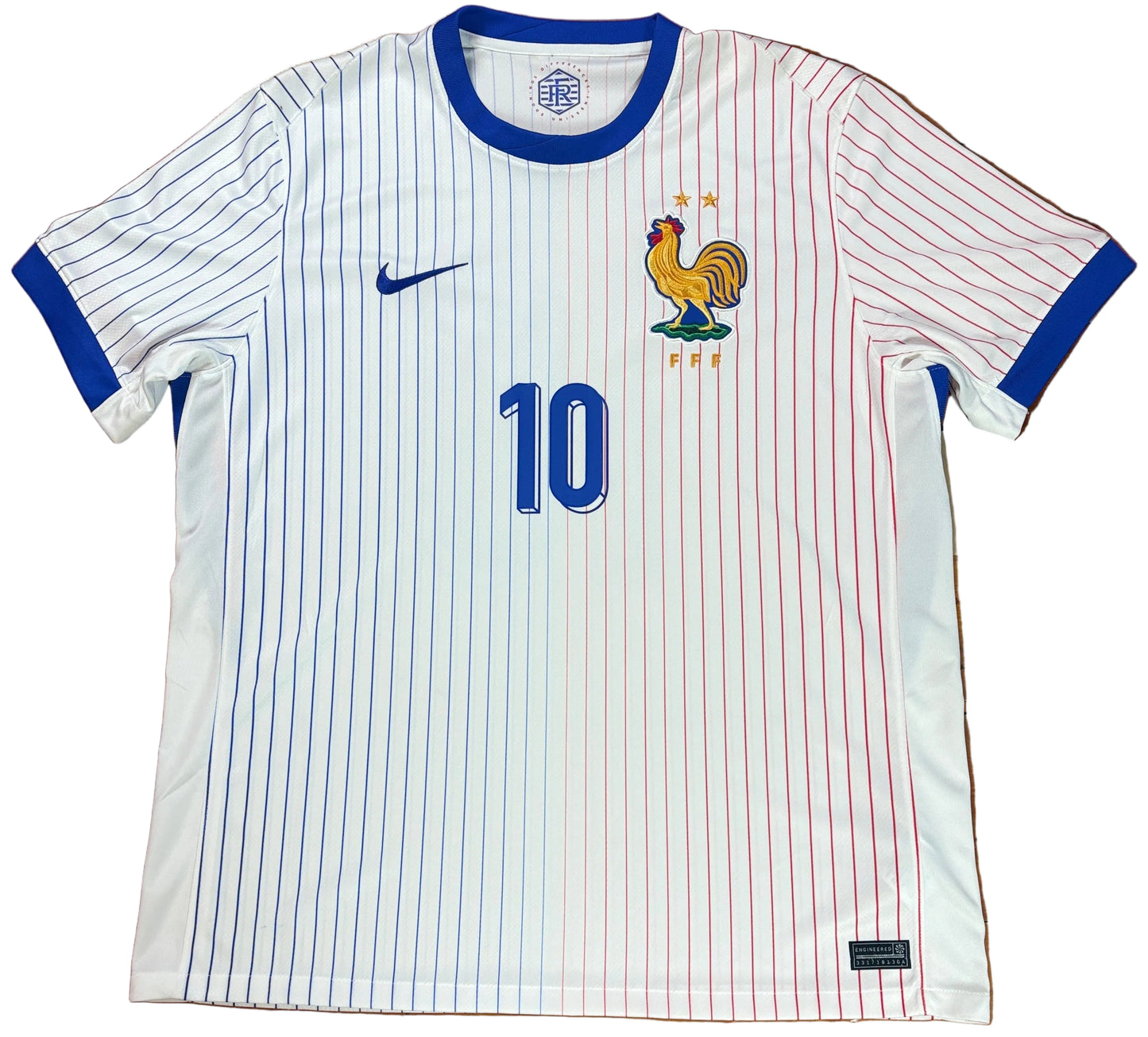 France 2024 Away Nike Football Shirt Extra Large Mbappe 10