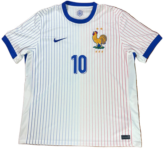France 2024 Away Nike Football Shirt Extra Large Mbappe 10