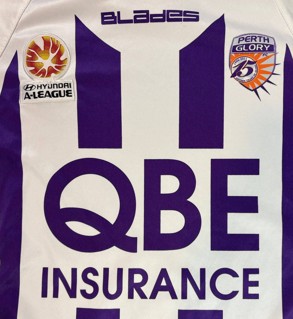 Perth Glory 2011/13 Home Blades Football Shirt Medium