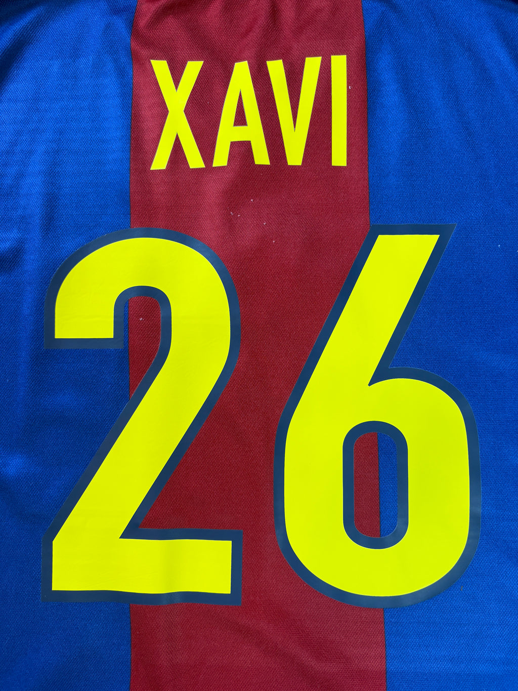 Barcelona 1998/99 Home Nike Football Shirt Extra Large Xavi 26