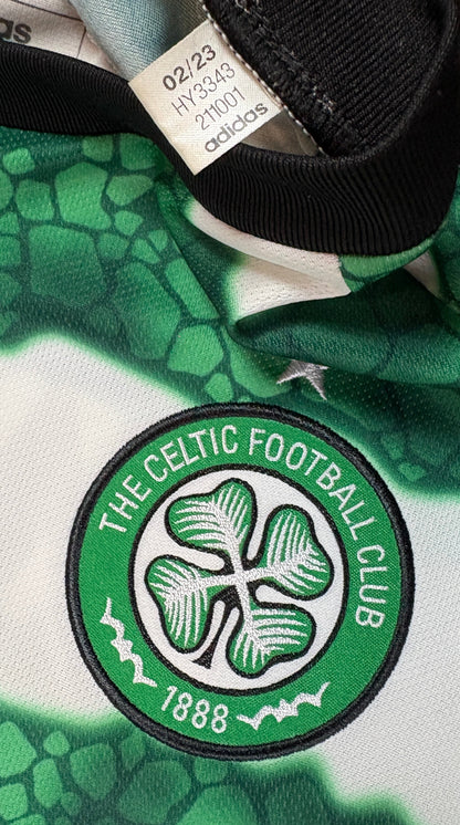 Celtic 2023/24 Home Adidas Football Shirt Small Kyoto 8