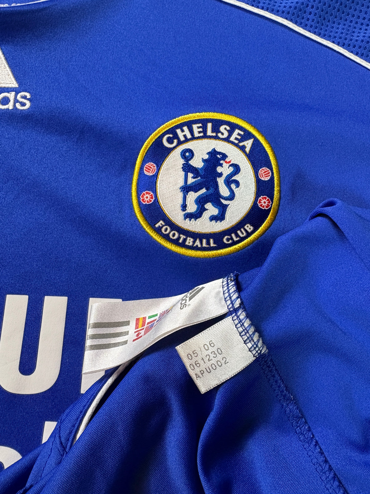 Chelsea 2006/08 Home Adidas Football Shirt Extra Large Ballack 13