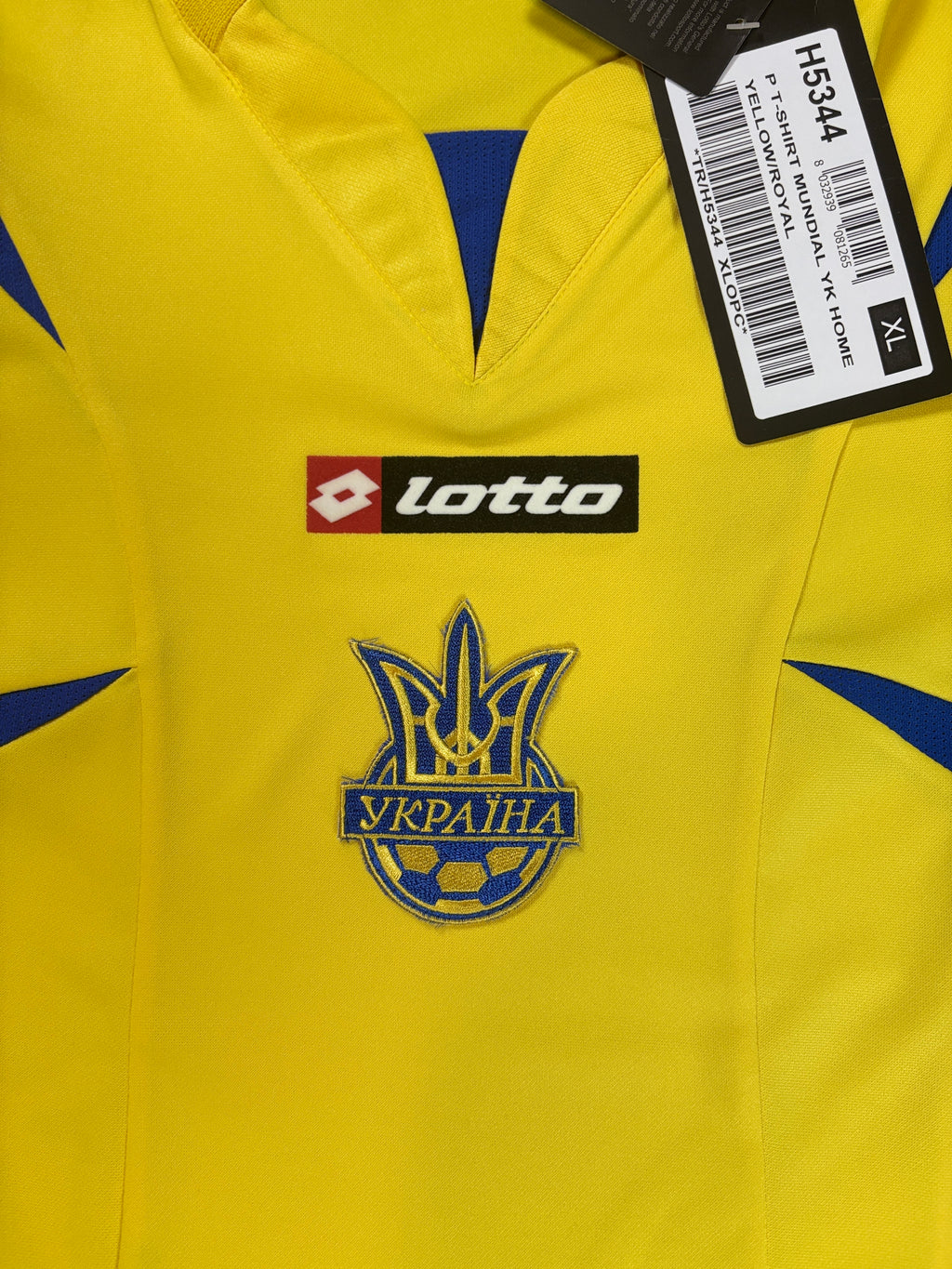 Ukraine 2006 Home Lotto Football Shirt Extra Large