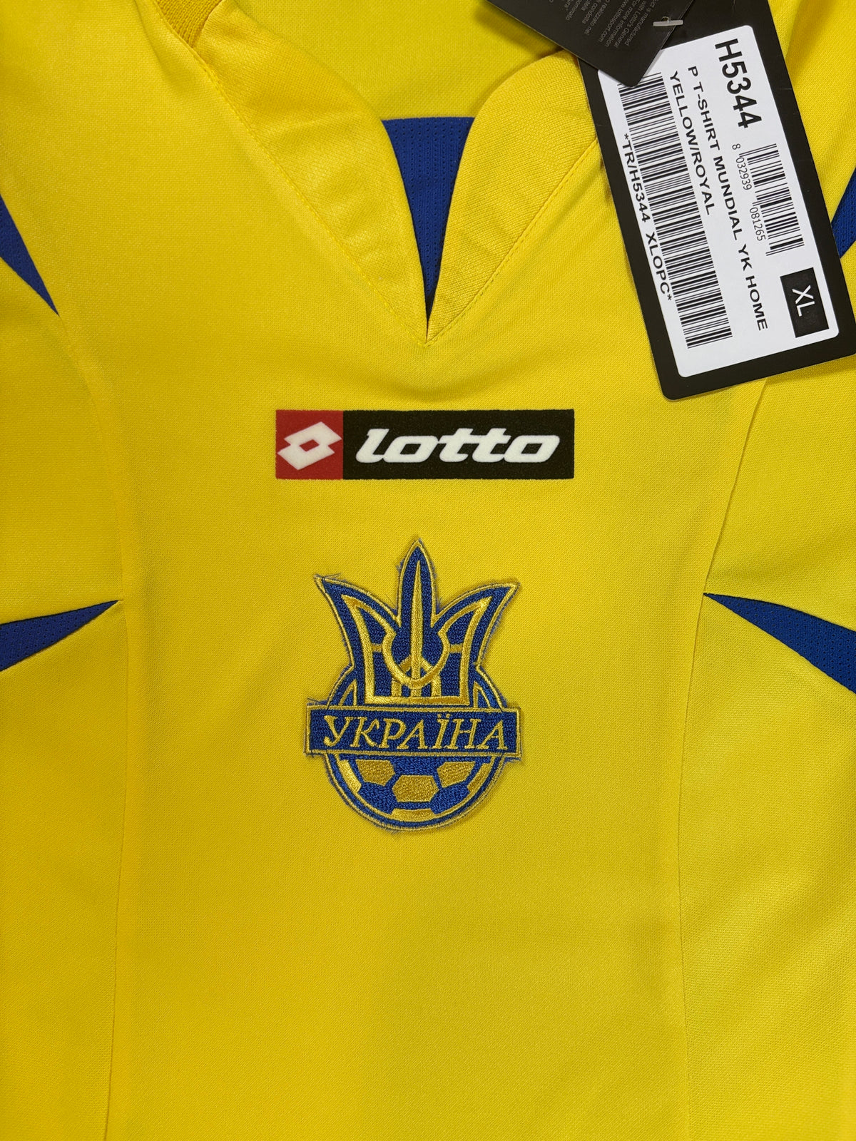 Ukraine 2006 Home Lotto Football Shirt Extra Large