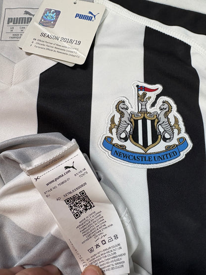 Newcastle United 2018/19 Home Puma Football Shirt Medium Longstaff 36