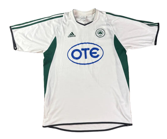 Panathinaikos 2003/04 Away Adidas Football Shirt Medium