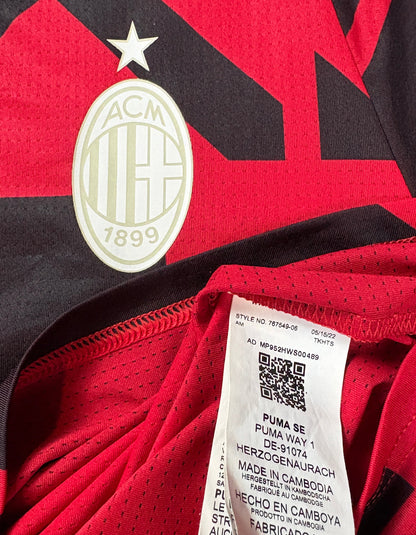 Ac Milan 2022/23 Prematch Puma Football Shirt Small