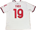 Ac Milan 2022/23 Away Puma Football Shirt Extra Large Theo 19