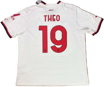 Ac Milan 2022/23 Away Puma Football Shirt Extra Large Theo 19