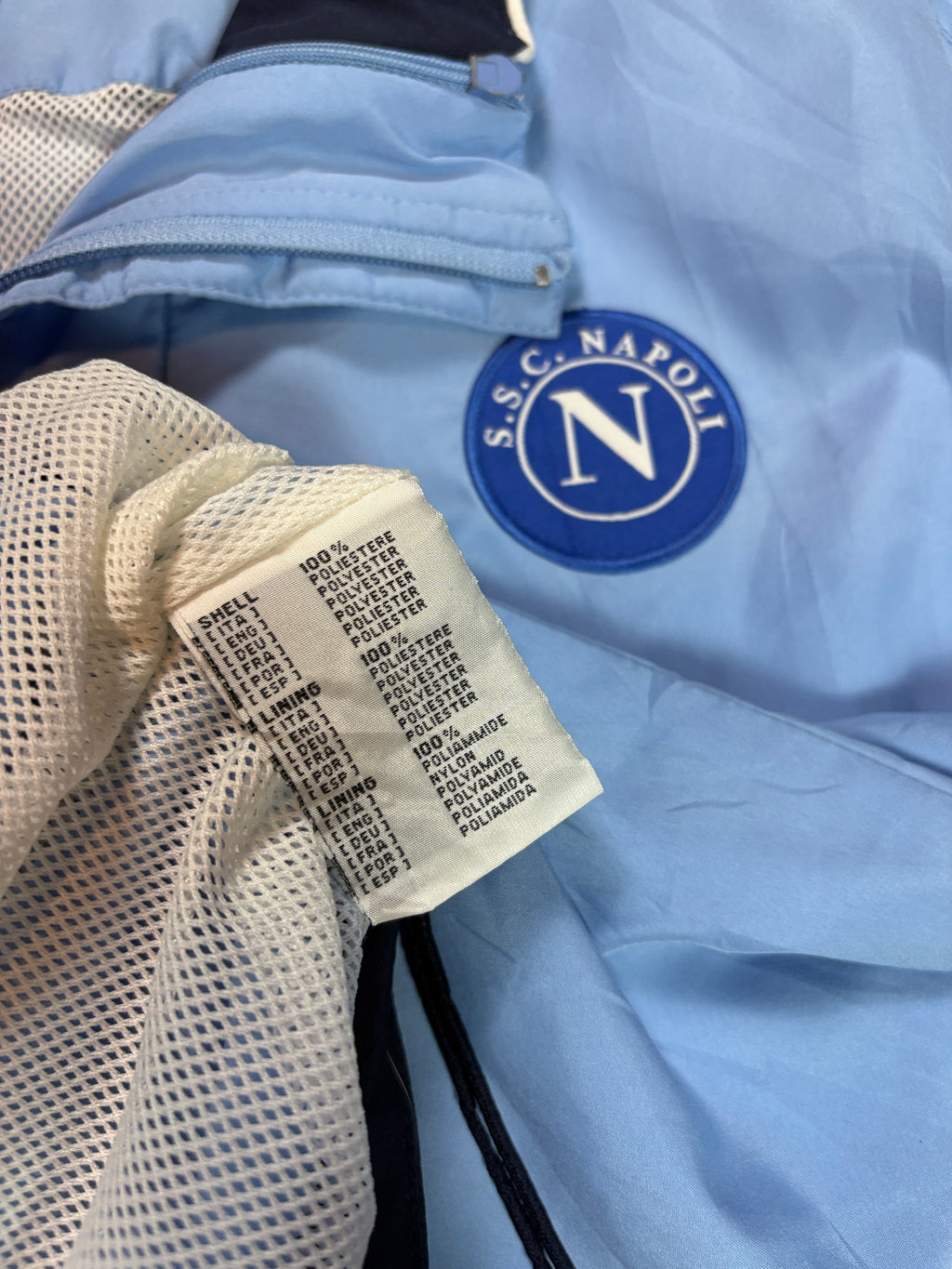 Napoli 2000's Jacket Macron Football Jacket Large
