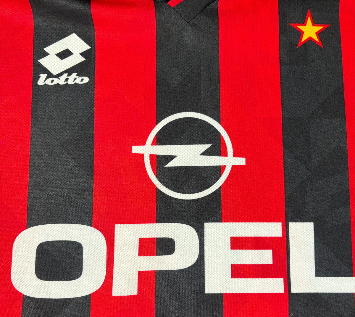 Ac Milan 1994/95 Home Lotto Football Shirt Extra Large