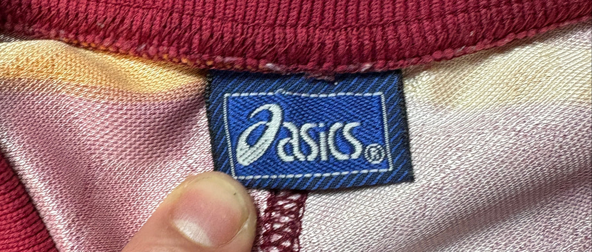 As Roma 1995/96 Home Asics Football Shirt Large