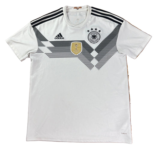 Germany 2017/18 Home Adidas Football Shirt Medium