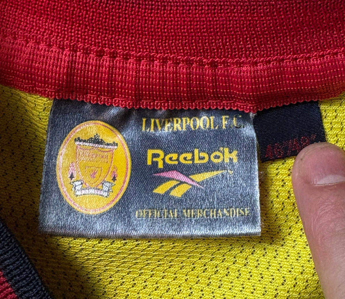 Liverpool 1997/98 Away Reebok Football Shirt XXL