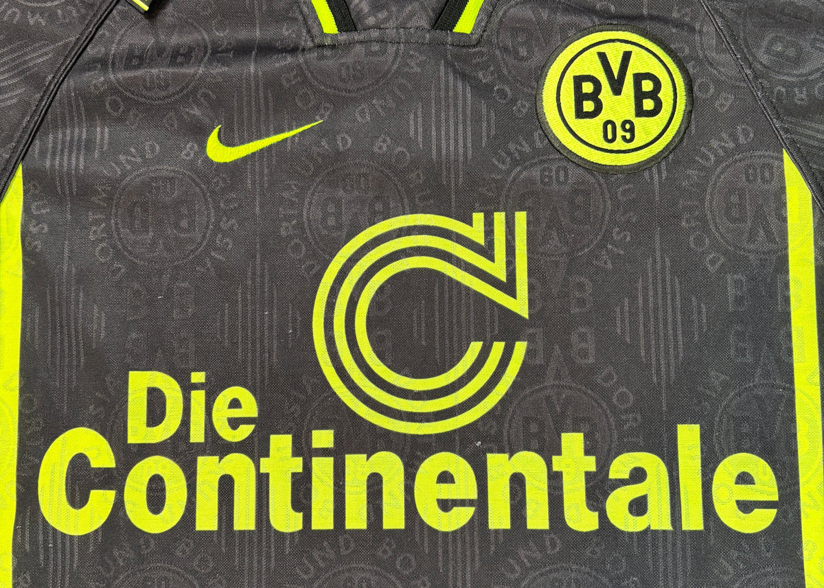 Dortmund 1996/97 Away Nike Football Shirt Small