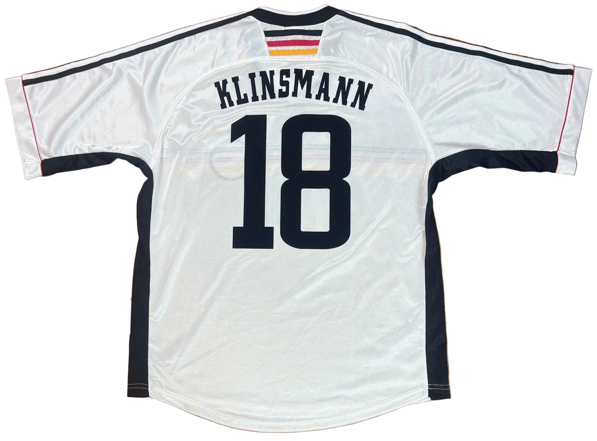 Germany 1998 Home Adidas Football Shirt Large Klinsmann 18