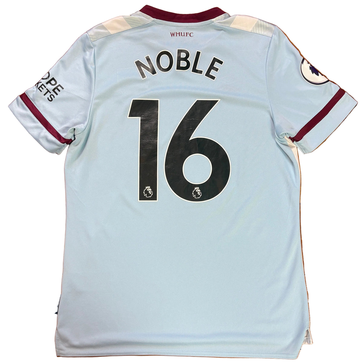West Ham 2021/21 Away Umbro Football Shirt Large Noble 16