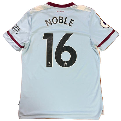 West Ham 2021/21 Away Umbro Football Shirt Large Noble 16