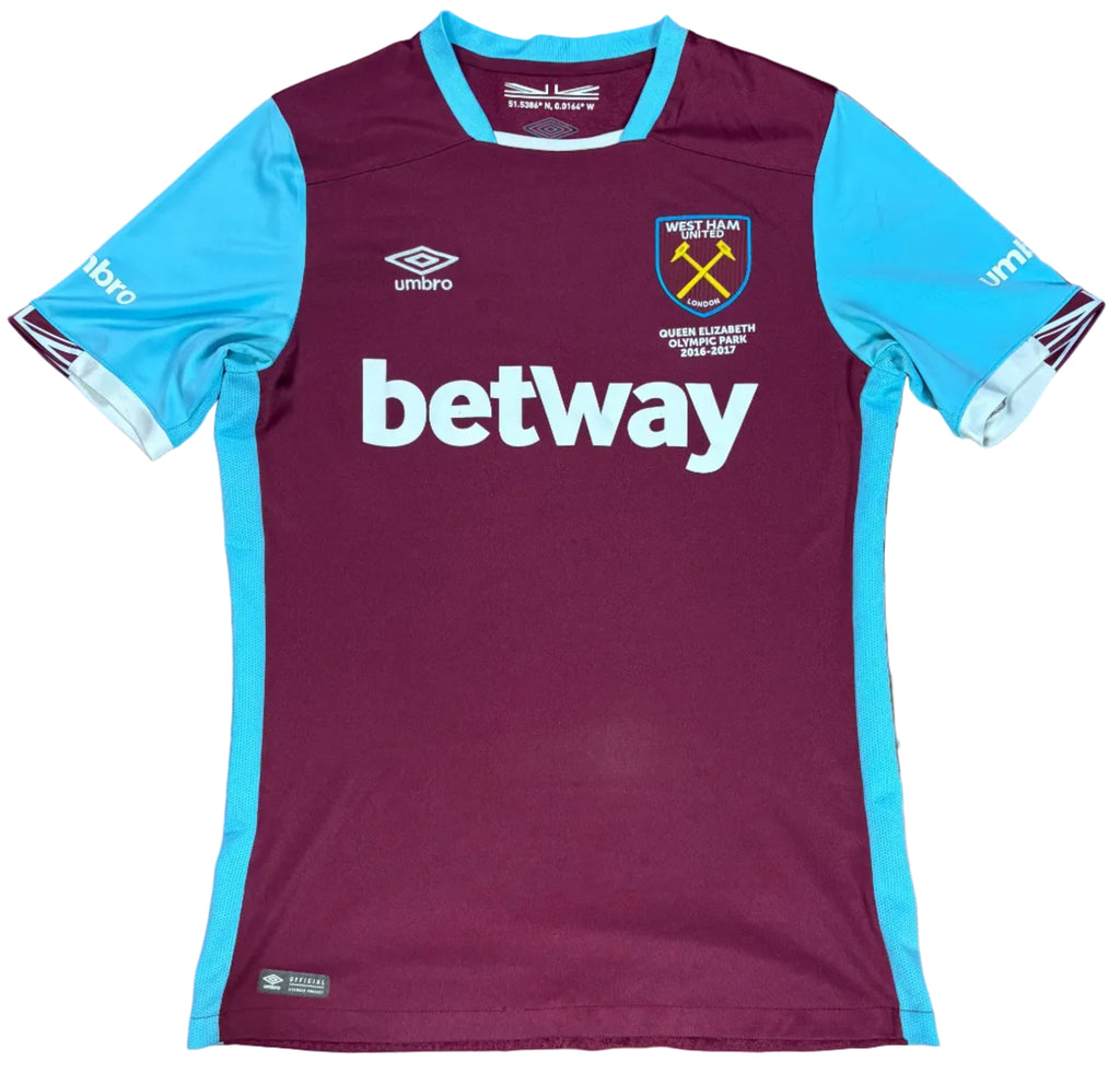 West Ham 2016/17 Home Umbro Football Shirt Medium