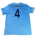 Manchester City 2013/14 Home Nike Football Shirt Extra Large Kompany 4