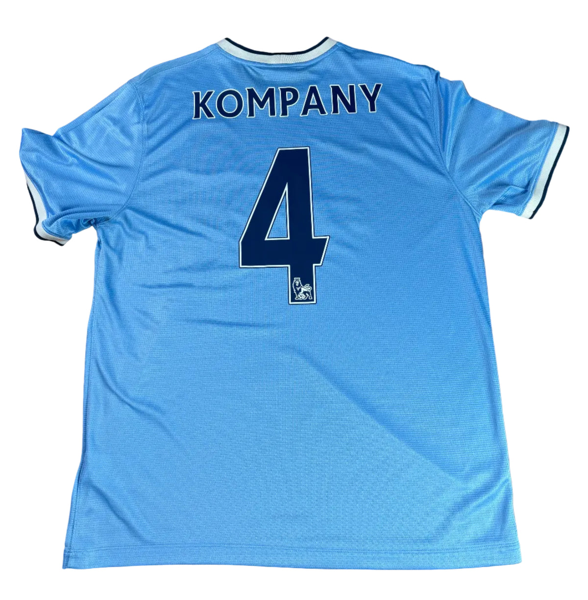 Manchester City 2013/14 Home Nike Football Shirt Extra Large Kompany 4