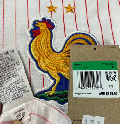 France 2024 Away Nike Football Shirt Extra Large Mbappe 10