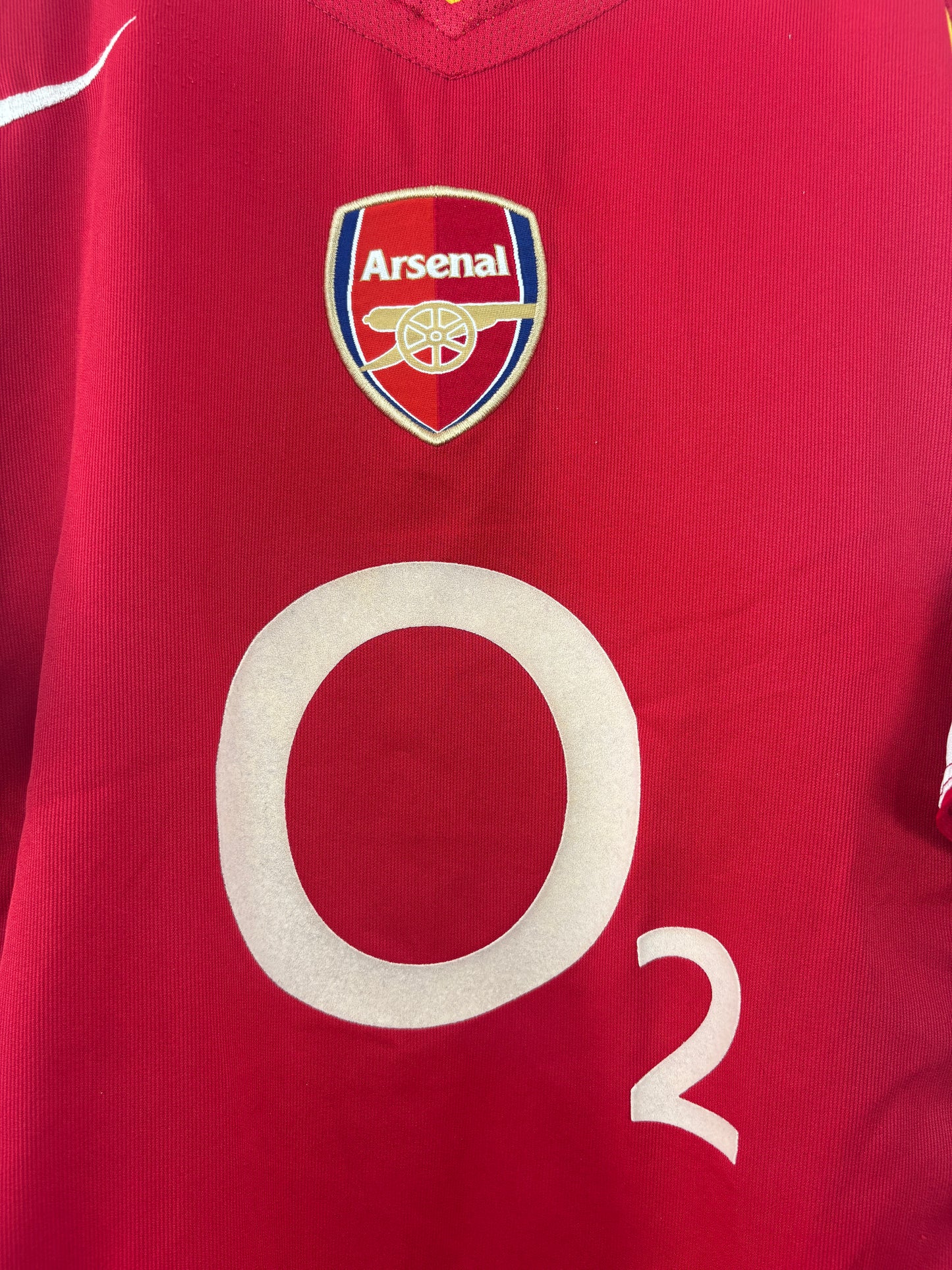 Arsenal 2004/05 Home Nike Football Shirt S Fabregas 15 Tag Fadded