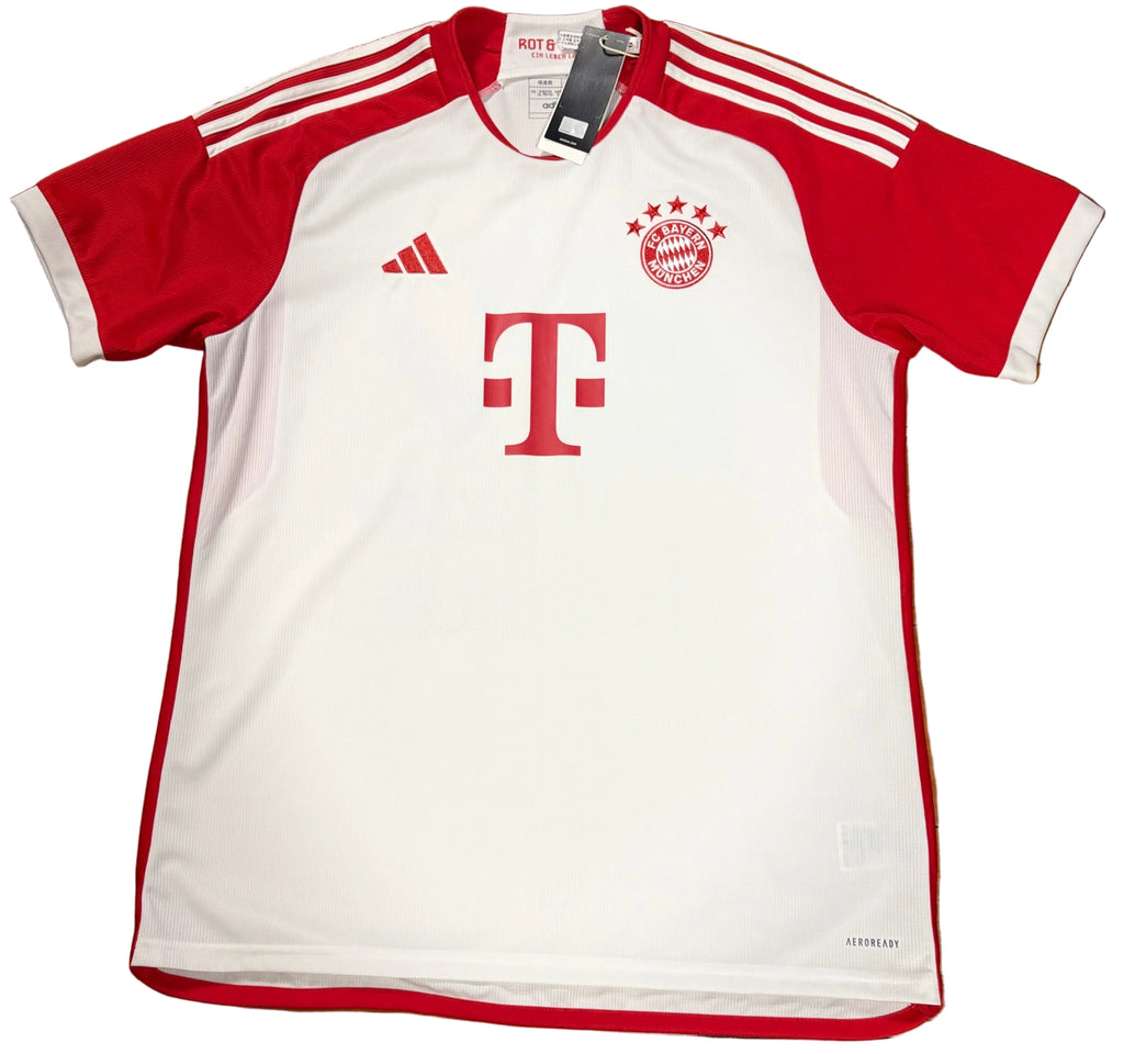Bayern Munich 2023/24 Home Adidas Football Shirt Large Musiala 42