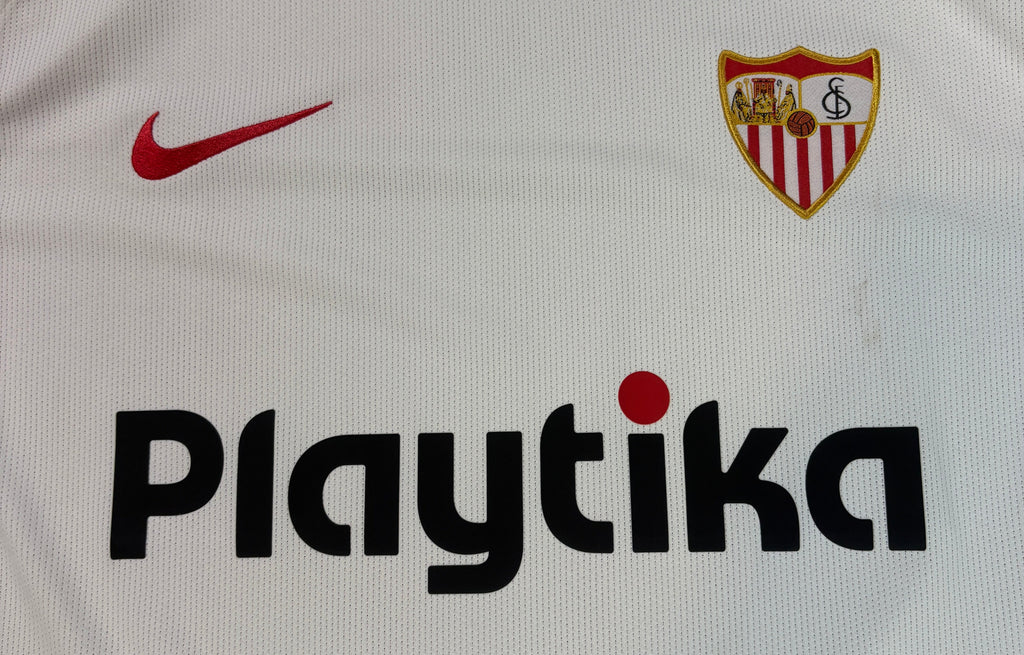 Sevilla 2018/19 Home Nike Football Shirt Large