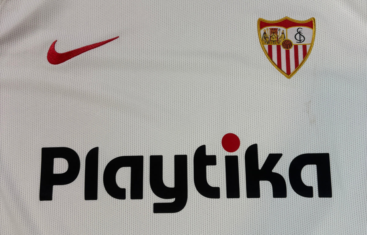 Sevilla 2018/19 Home Nike Football Shirt Large