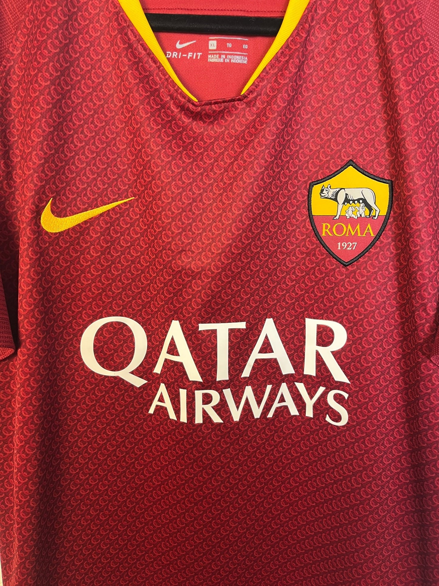 As Roma 2018/19 Home Extra Large De Rossi 18