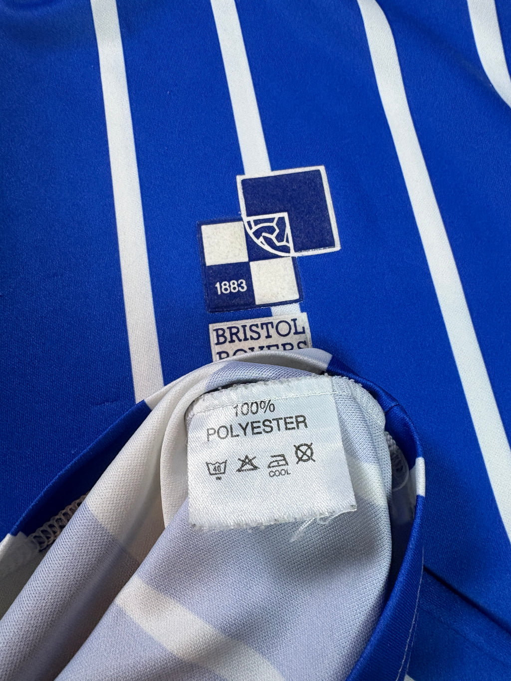 Bristol Rovers 1995/96 Home Cica Football Shirt Extra Large