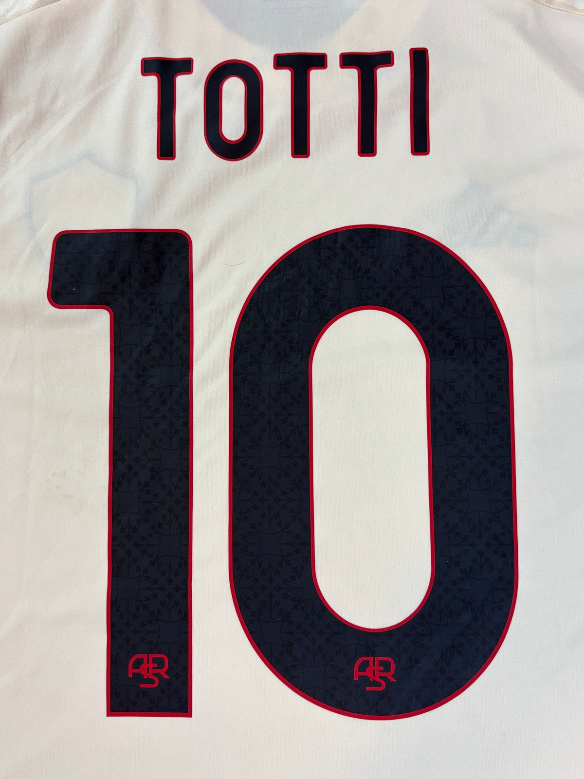 As Roma 2023/24 Away Adidas Football Shirt Large Totti 10