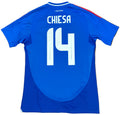 Italy 2024 Home Adidas Football Shirt Small Chiesa 14