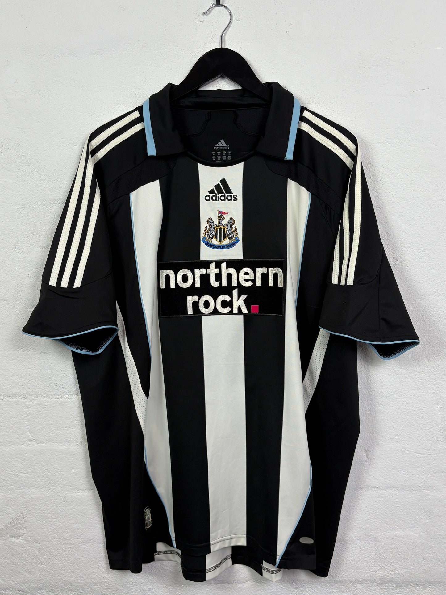 Newcastle United 2007/09 Home Adidas Football Shirt XL Viduka 36