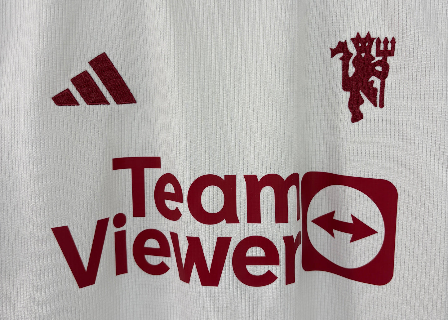 Manchester United 2023/24 Away Adidas Football Shirt Large