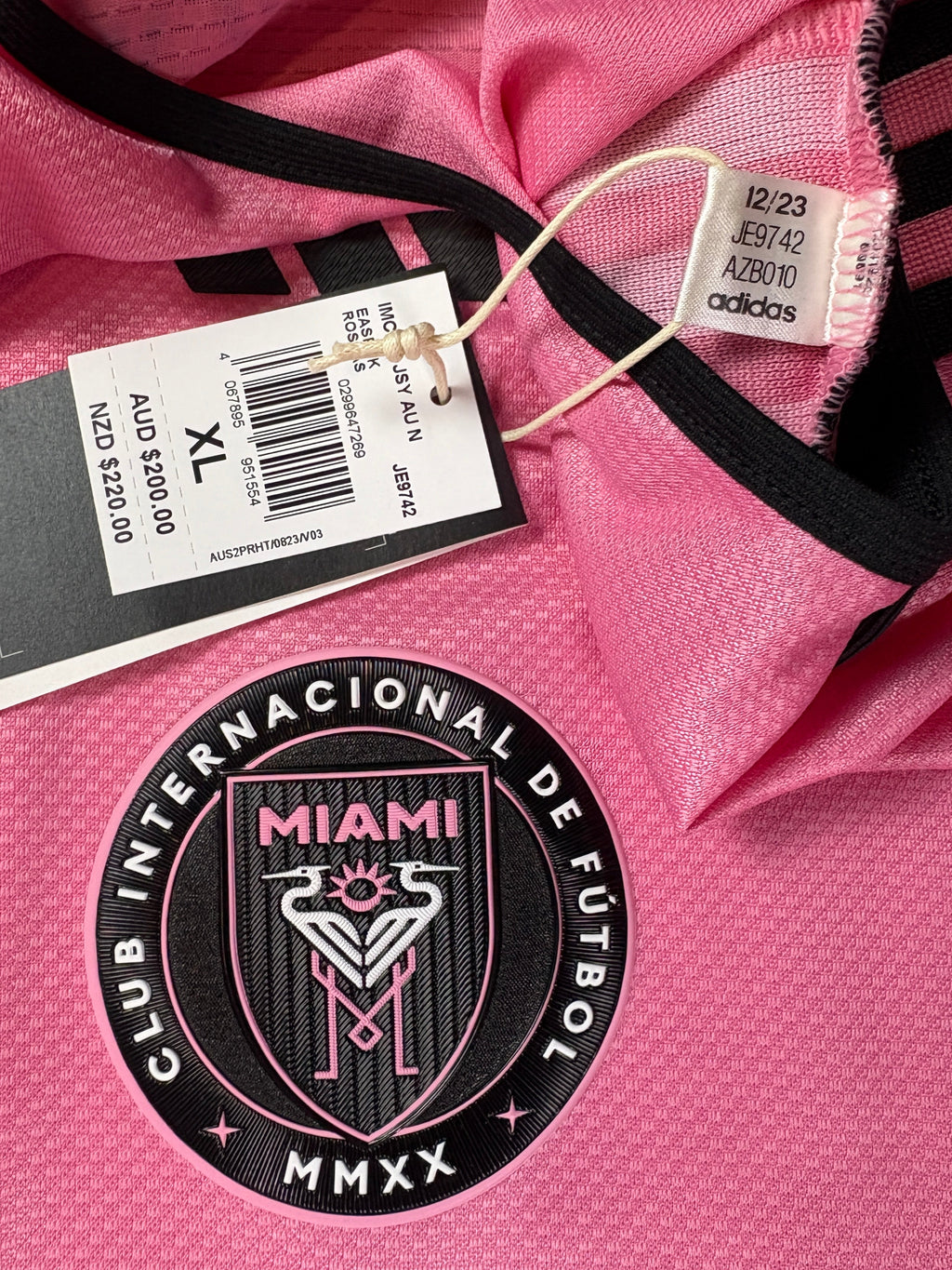 Inter Miami 2024/25 Home Adidas Football Shirt Extra Large Messi 10