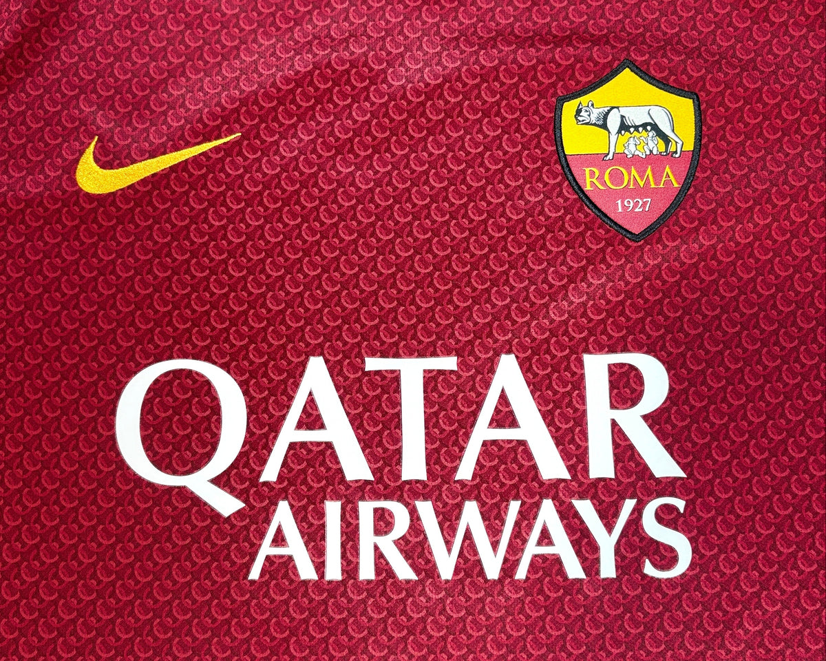 As Roma 2018/19 Home Nike Football Shirt Large De Rossi 16