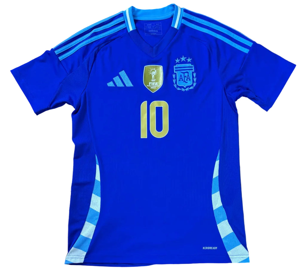 Argentina 2024 Away Adidas Football Shirt Small Messi 10