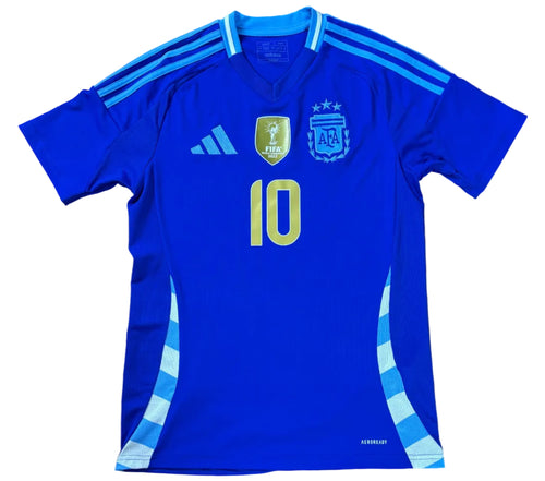 Argentina 2024 Away Adidas Football Shirt Small Messi 10