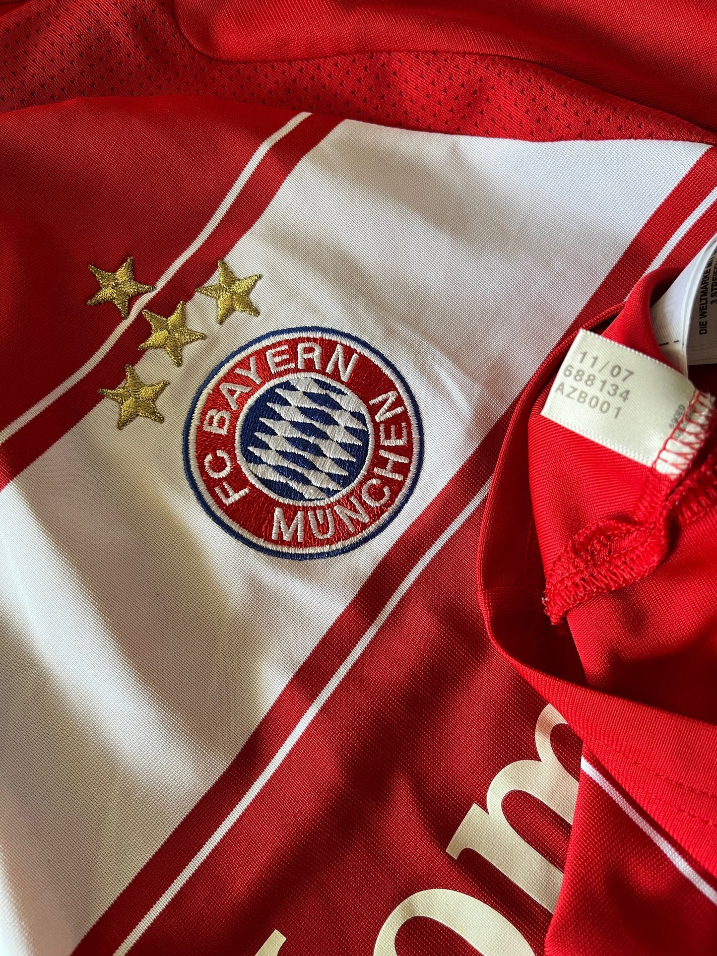 Bayern Munich 2007/08 Home Extra Large Lahm 21