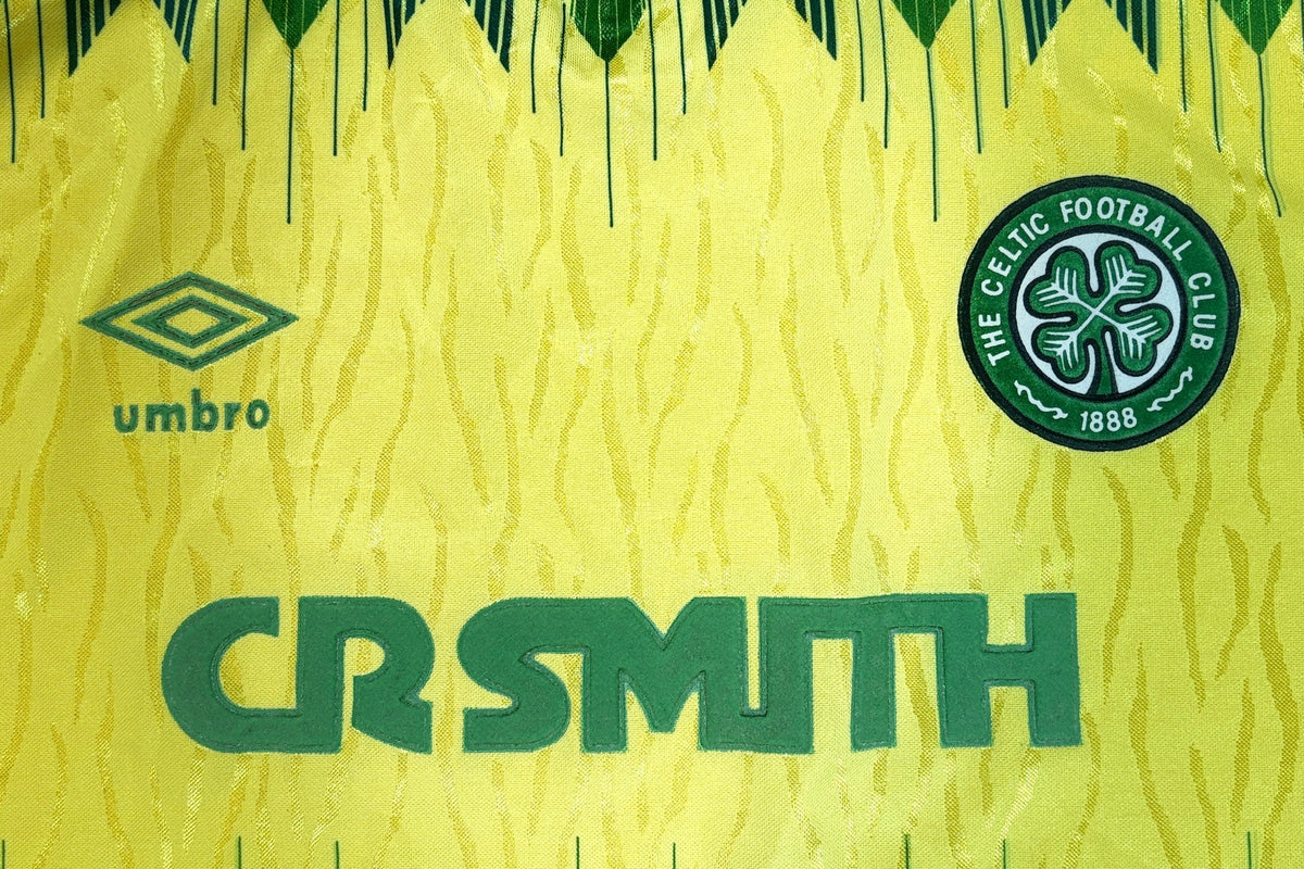 Celtic 1988/89 Away Umbro Football Shirt Medium