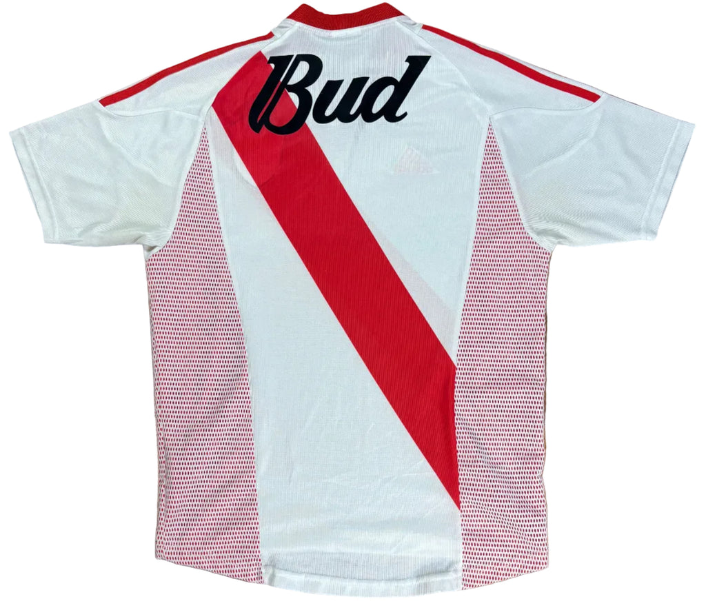 River Plate 2002/03 Home Adidas Football Shirt Small