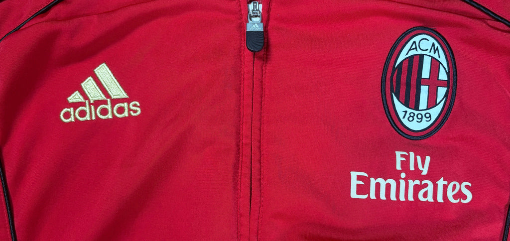 Ac Milan 2010/11 Tracksuit Adidas Football Tracksuit Medium